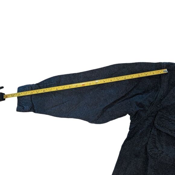 🛍️Field & Stream Button Up Wool Collared Shirt Size Large - Picture 3 of 4